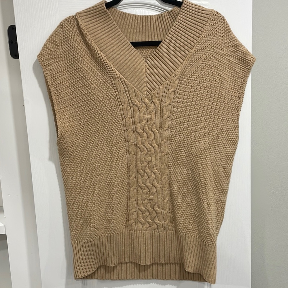 Woven sweater